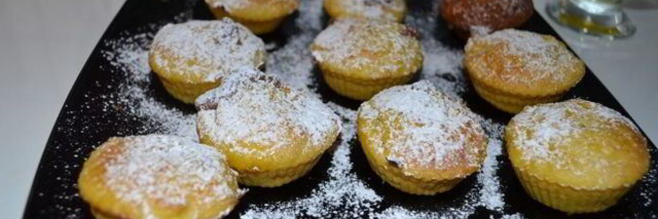 Тыквенные маффины с шоколадной начинкой