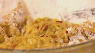 яблочные маффины с орехами пекан