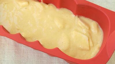 манник на кефире с яблоками