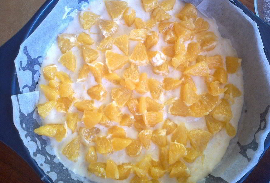 Манник с апельсинами