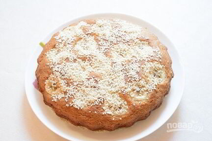 Манник с бананом на кефире