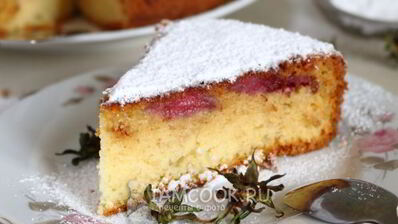 манник с клубникой