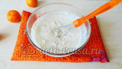 манник с мандаринами