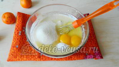 манник с мандаринами