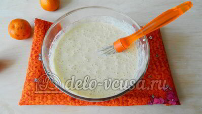 манник с мандаринами