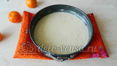 манник с мандаринами