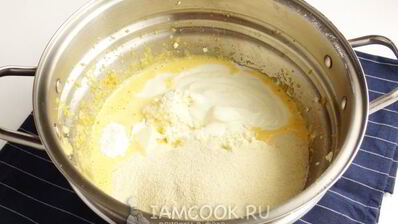 манник с творогом в мультиварке