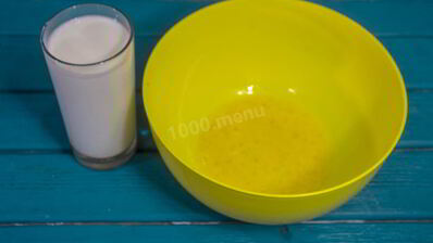 мокрый манник на кефире