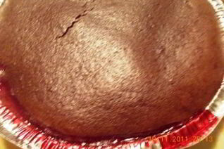 Шоколадный манник с ягодами