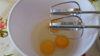 творожный манник с клюквой