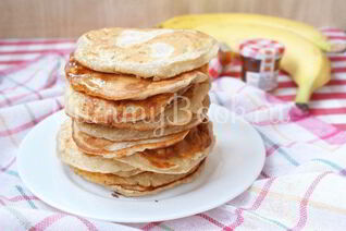 Банановые оладьи