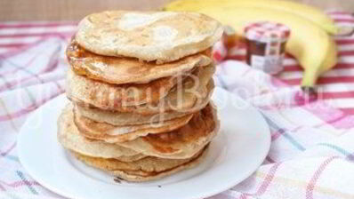 банановые оладьи