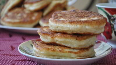 дрожжевые оладьи