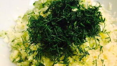 капустно-кабачковые оладьи на кефире