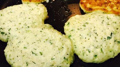 капустно-кабачковые оладьи на кефире