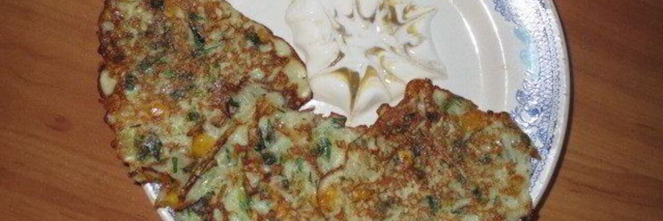 Капустные оладьи