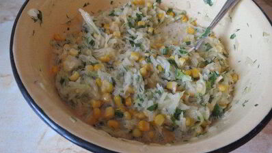 капустные оладьи