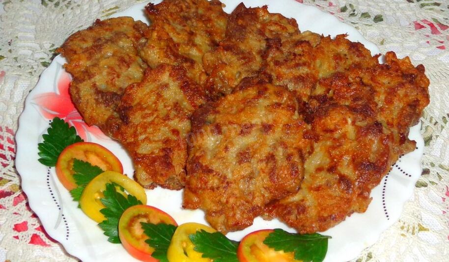 Рецепт мясных оладий