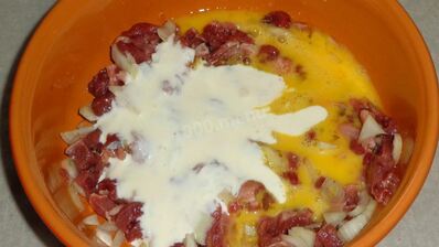 мясные оладьи