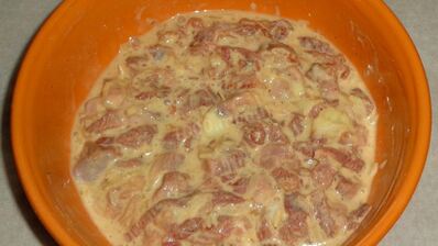 мясные оладьи