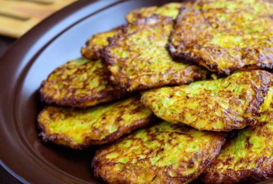 Оладьи из кабачков с сыром