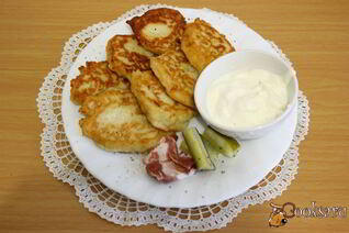 Оладьи из картофельного пюре