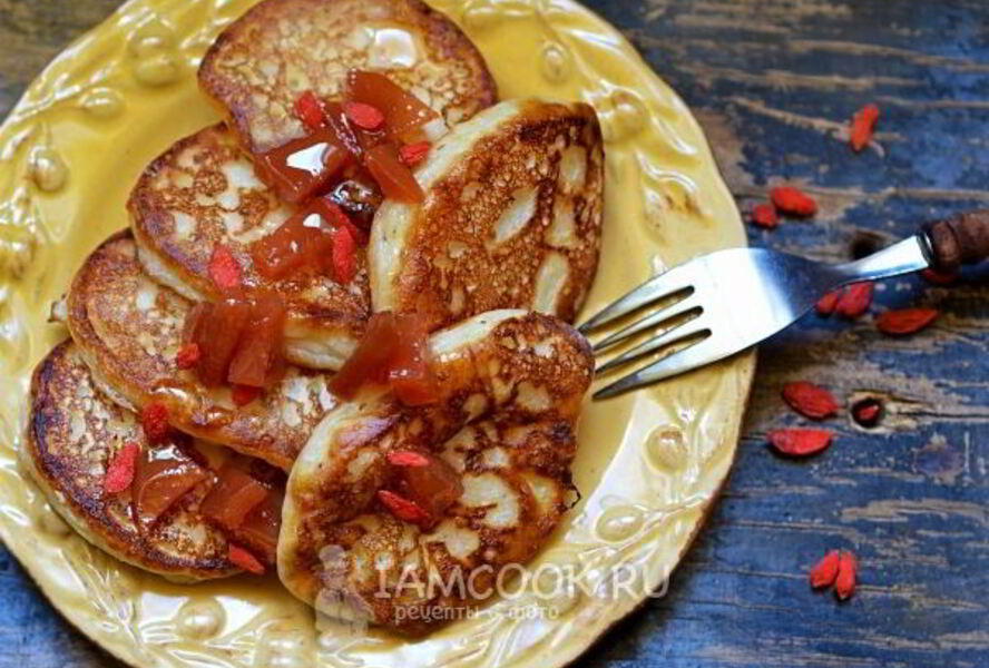 Оладьи на кефире без яиц