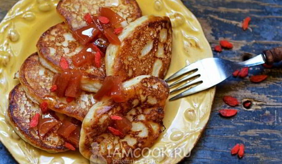 Рецепт оладий на кефире без яиц