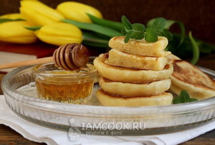 Оладьи на прокисшем кефире