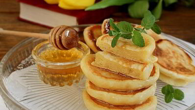 оладьи на прокисшем кефире