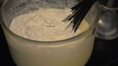 оладьи с малиной и рикоттой