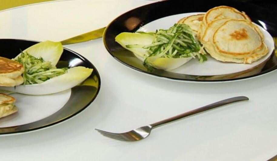 Рецепт оладий с семгой