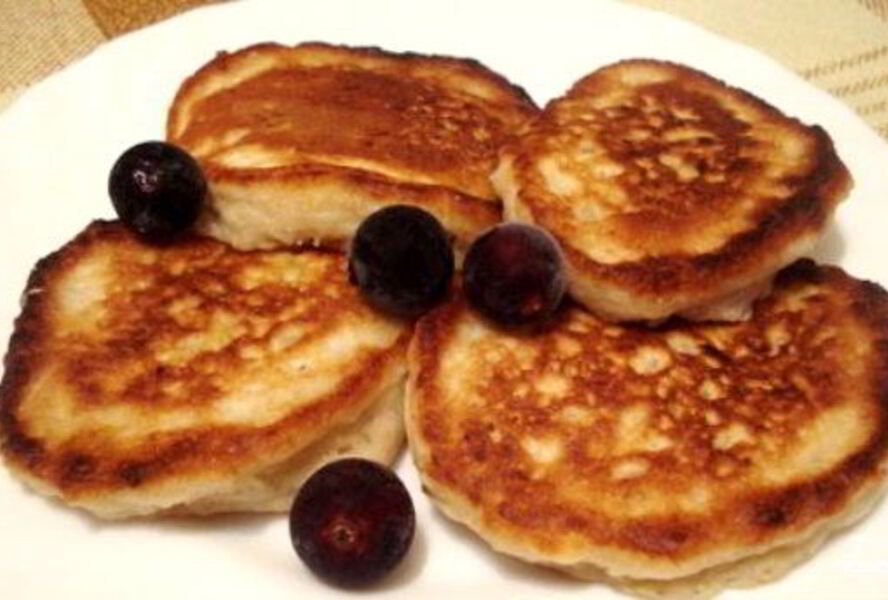 Овсяно-яблочные оладьи