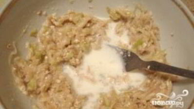 овсяно-яблочные оладьи