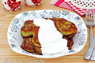 Куриные оладьи