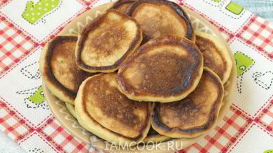 пышные оладьи с творогом на кефире