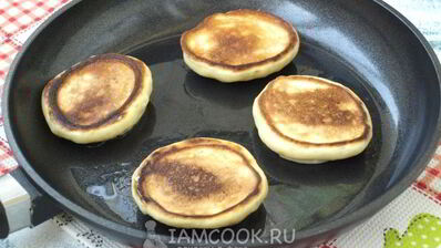 пышные оладьи с творогом на кефире