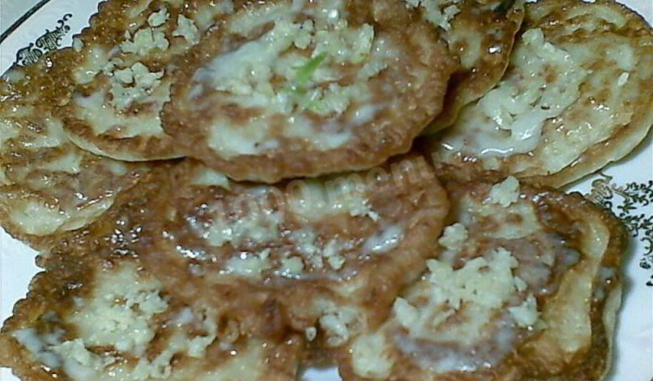 Рецепт рисовых оладий из каши