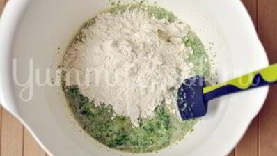 шпинатные оладьи