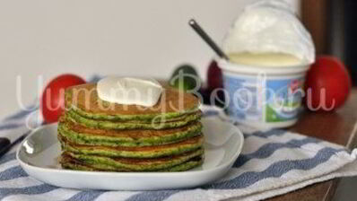 шпинатные оладьи