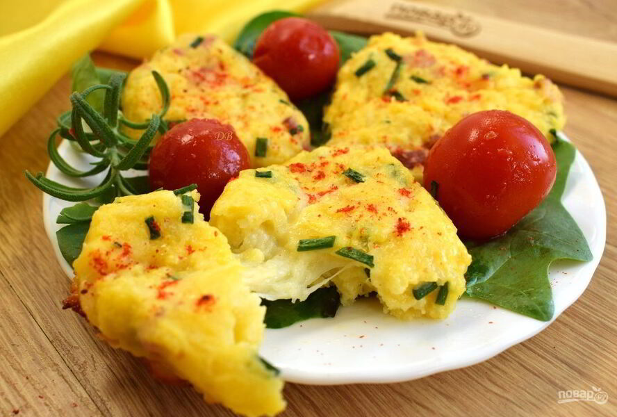 Сырные оладушки Микс