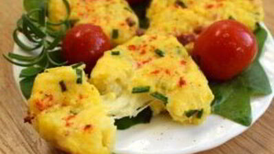 сырные оладушки микс