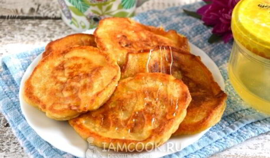 Рецепт тыквенных оладий с яблоками