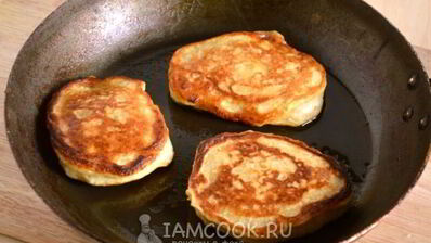 тыквенные оладьи с яблоками