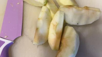 яблочные оладьи с кабачком