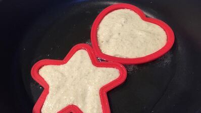 яблочные оладьи с кабачком