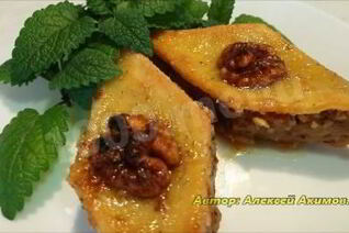 Пахлава с сиропом