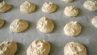 кунжутное печенье с шоколадом