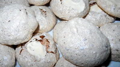 кунжутное печенье с шоколадом