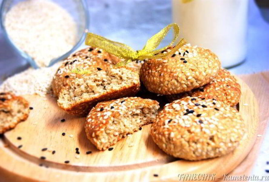 Кунжутное печенье